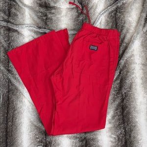 Cherokee red scrub pants size xxs